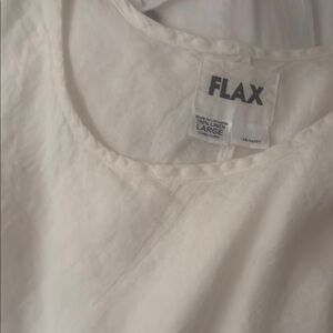 Flax White Linen Dresses